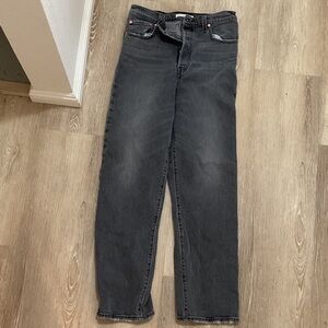Dark wash levi jeans